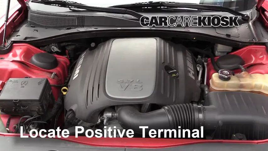 2012 Dodge Charger RT 5.7L V8 Battery Jumpstart